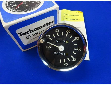 Tacho Chrom 140 Km/h Wartburg Tachometer Neu (6812)