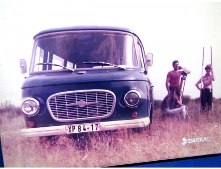 Werbefoto 49x39 cm Barkas B1000 auf Rahmen (23088)