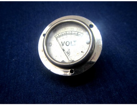 Voltmeter 41 mm Nickel Oldtimer Instrument (23814)